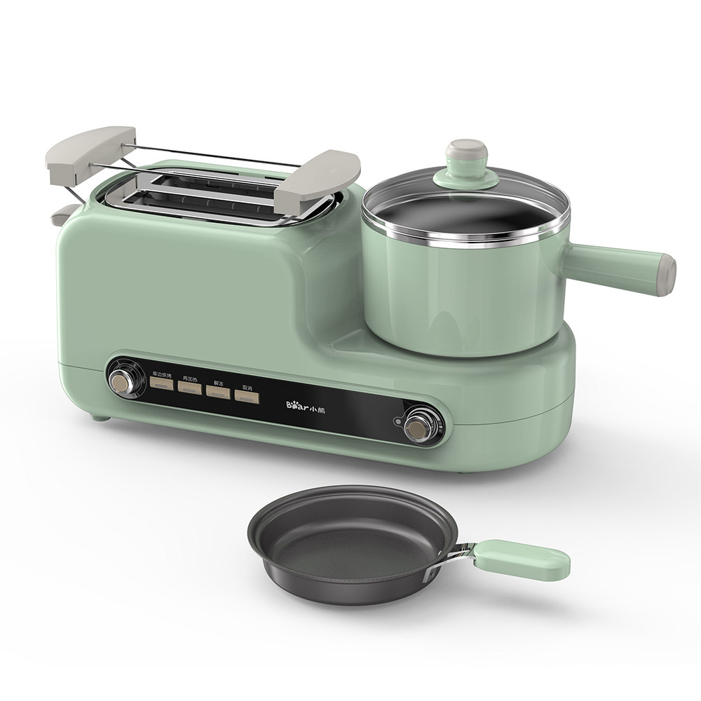 早餐机家用烤面包面包片多功能小型四合一体多士炉全自炒菜机