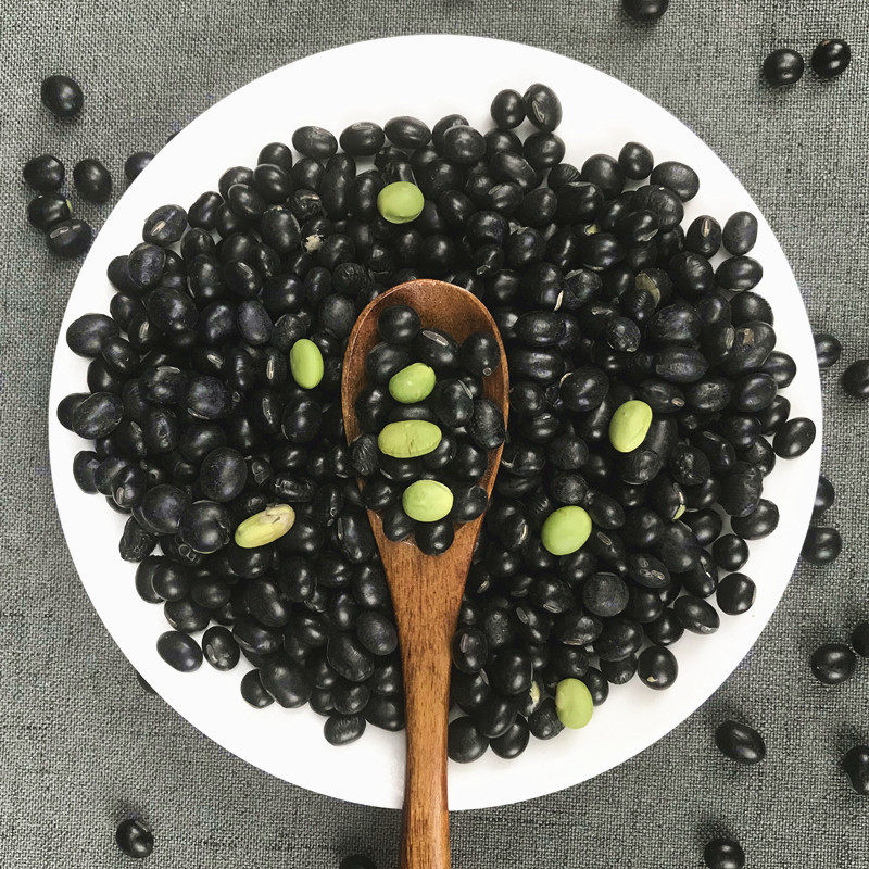 黑豆绿心500g农家自产东北绿芯小黑豆乌豆五谷杂粮黑豆