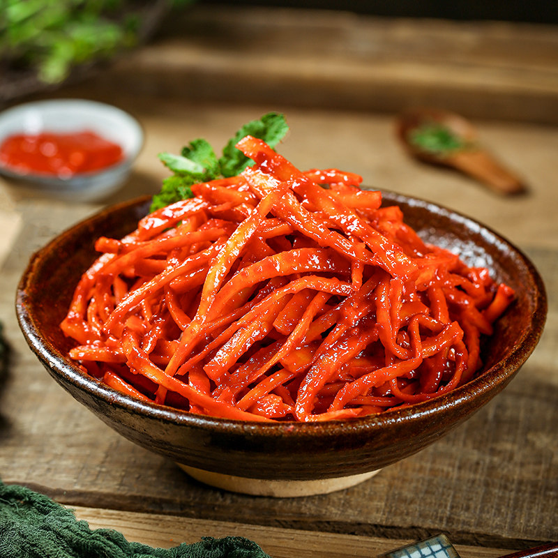 泡菜崔奶奶延边朝鲜族辣拌桔梗狗宝韩国风味咸菜腌制