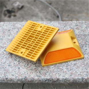 abs塑料反光道钉马路高速隧道单双面诱导标突起路钉警示辅助标志