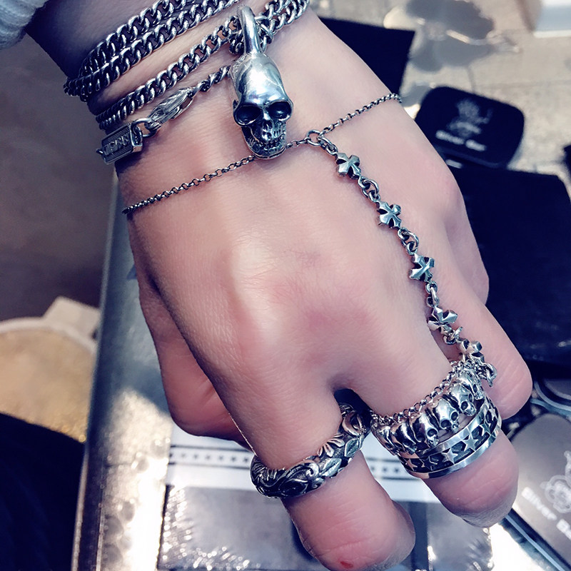 戒指直营kingbaby骷髅联排礼物k20-5646戒指