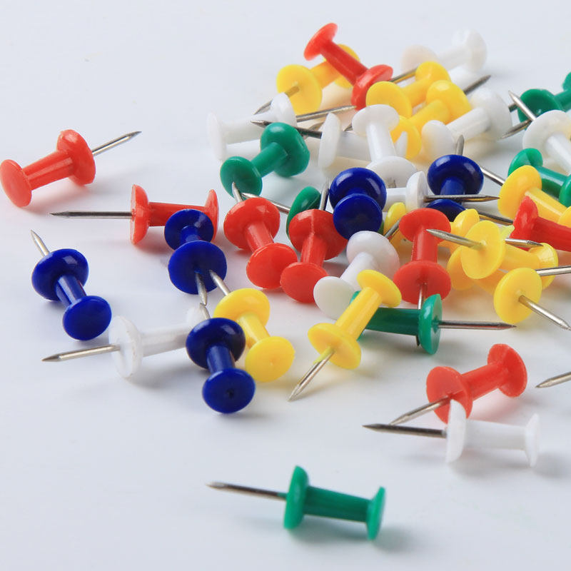 大头钉图钉软木墙钉加长钉子大头墙丁彩色照片工字图钉