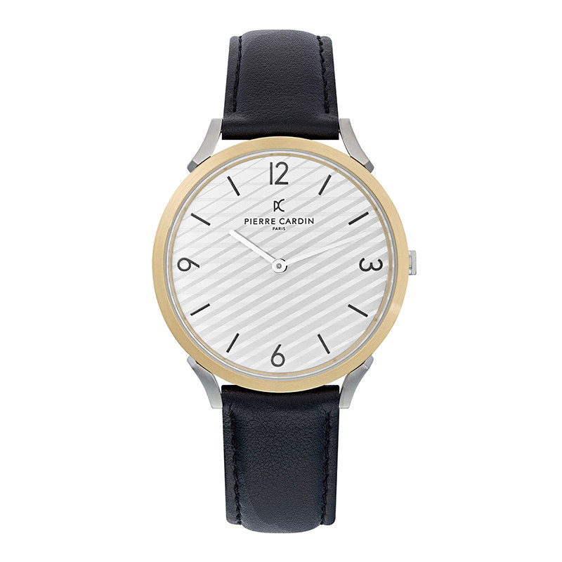 pierrecardin男士指针手表简约欧美大表盘防水皮尔卡丹旗舰店官网