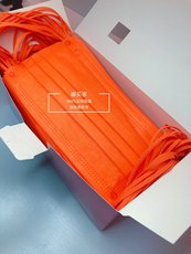 非香港活力橙新款彩3层熔喷一次性同色耳带网红同款橘色彩色口罩 非香港活力橙新款彩3层熔喷一次性同色耳带网红同款橘色彩色口罩