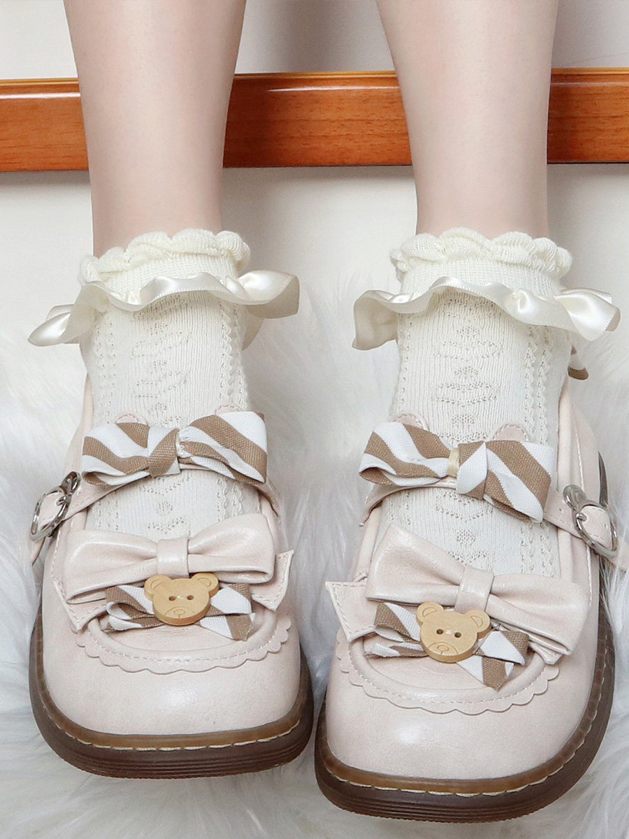 lolita袜子子秋蕾丝蕾丝花花边短款日系秋冬可爱中筒袜