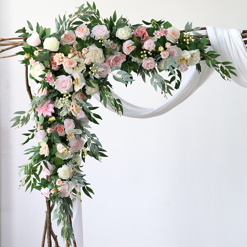 拱门婚庆婚礼花艺新款花门布置装饰户外店铺鲜花拱门