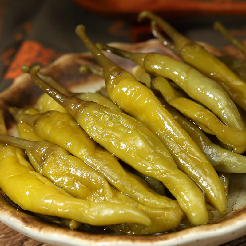 辣椒泡椒安徽酸辣尖椒罐装瓶装农家自制腌制腌制