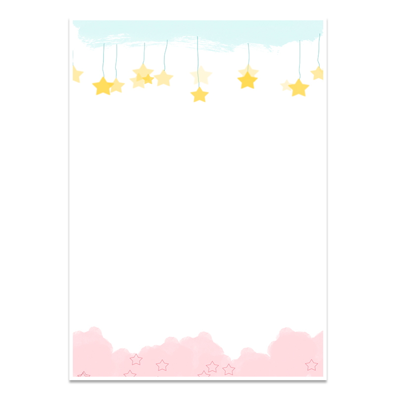 稿纸学生纸包创意打印简约图案a4信纸