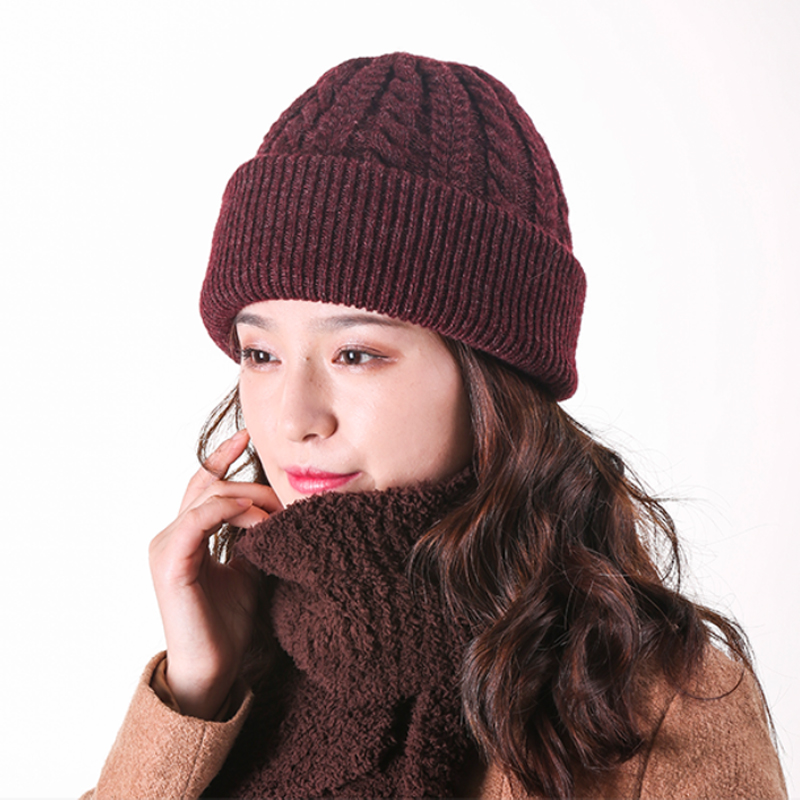 针织帽子妈妈中老年人孕妇月子帽套头女帽