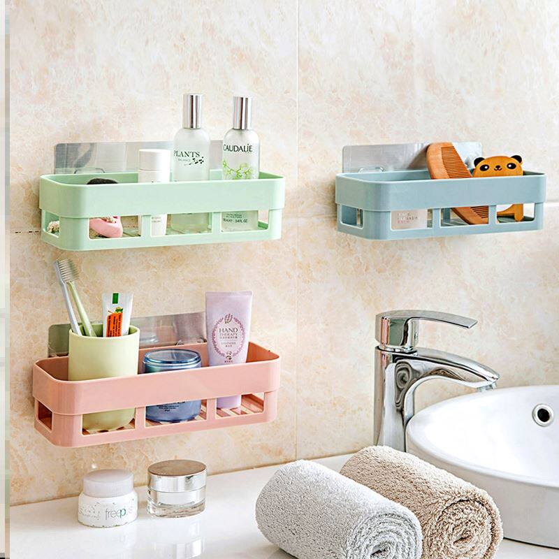 洗漱架子多功能墙壁家用卫浴物架洗澡间用品卫生间浴室角架
