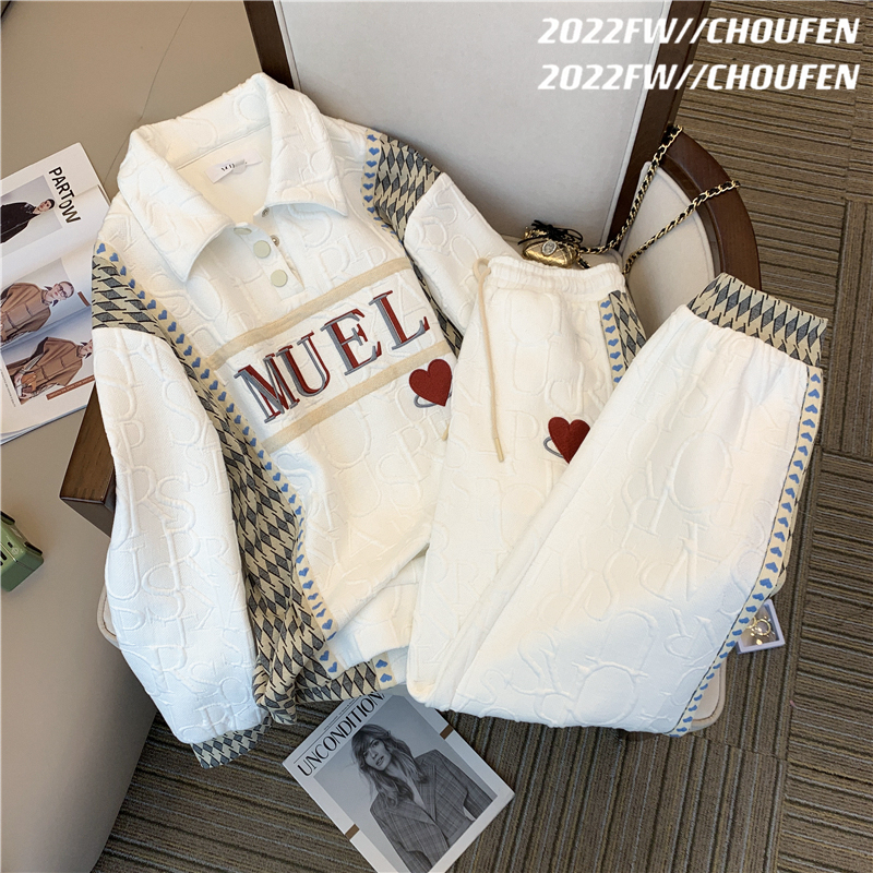 MUEL原创◆休闲卫衣套装春季女2022年新款时尚运动洋气裤子两件套