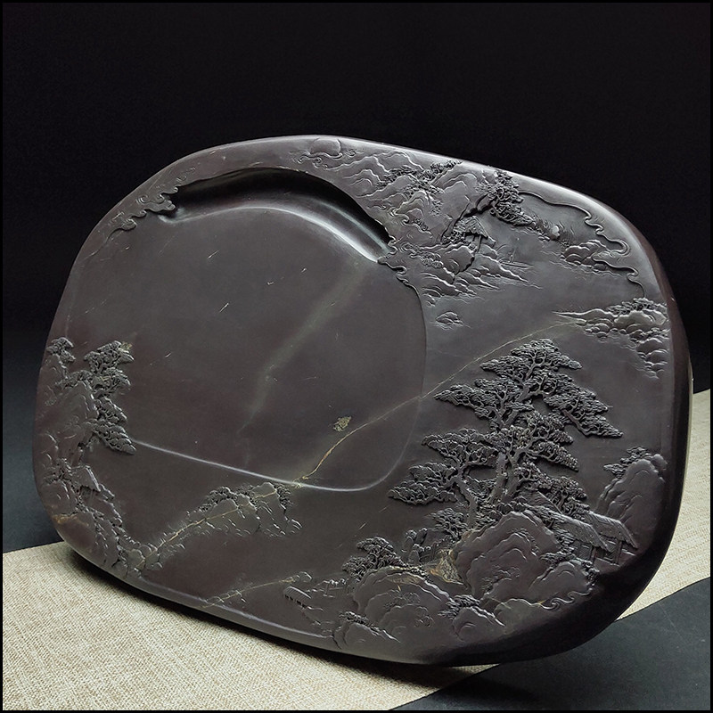 端砚国家肇庆砚台文房四宝广东收藏精品珍品木盒砚台