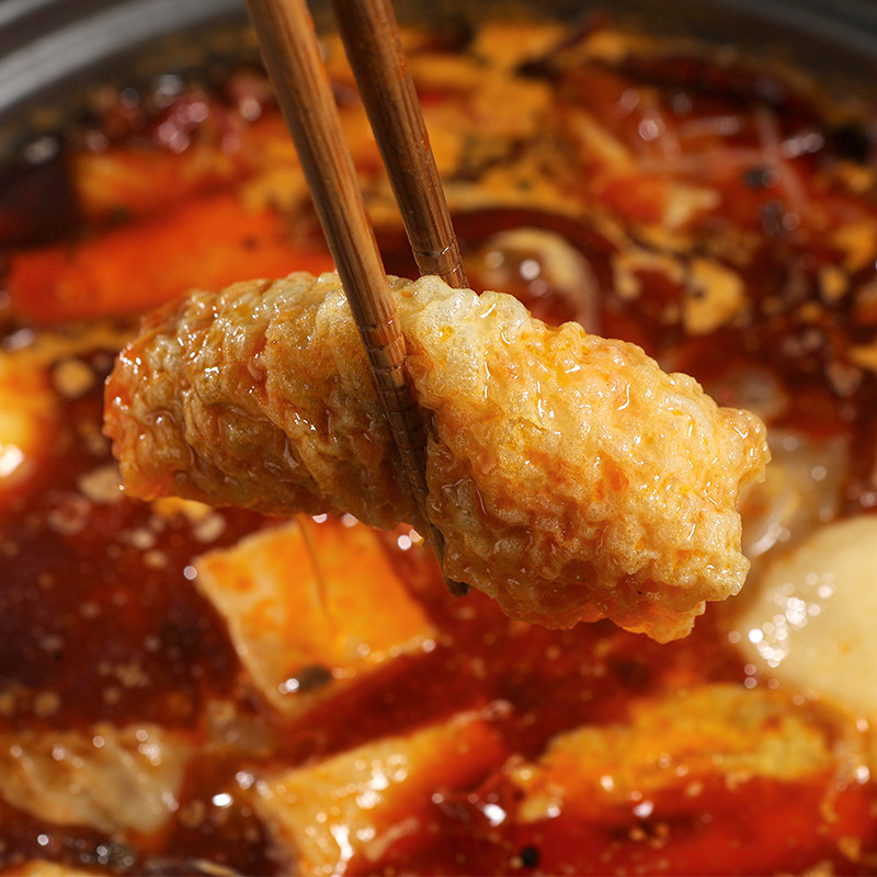 卷豆响铃皮卷火锅食材豆腐皮脆玲螺蛳24盒2160g其它干货