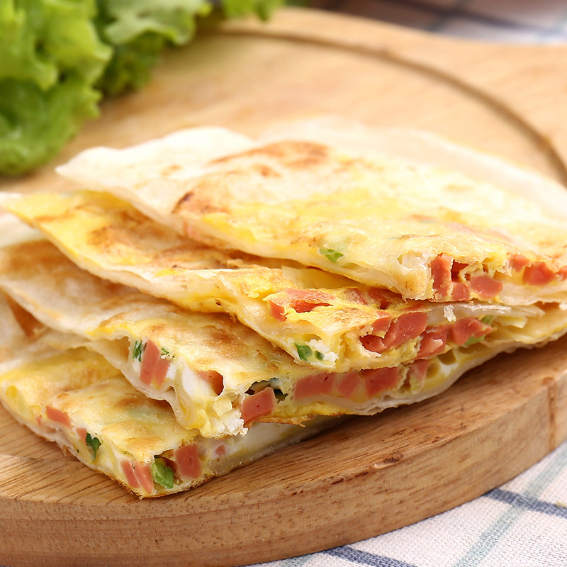 鸡蛋灌饼家用早餐营养面饼皮速食手抓饼家庭装半成品商用主食品