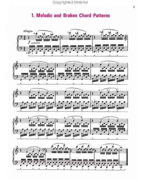 手指力量训练 钢琴 4级 钢琴教学旋律技巧练习 海伦德原版乐谱书