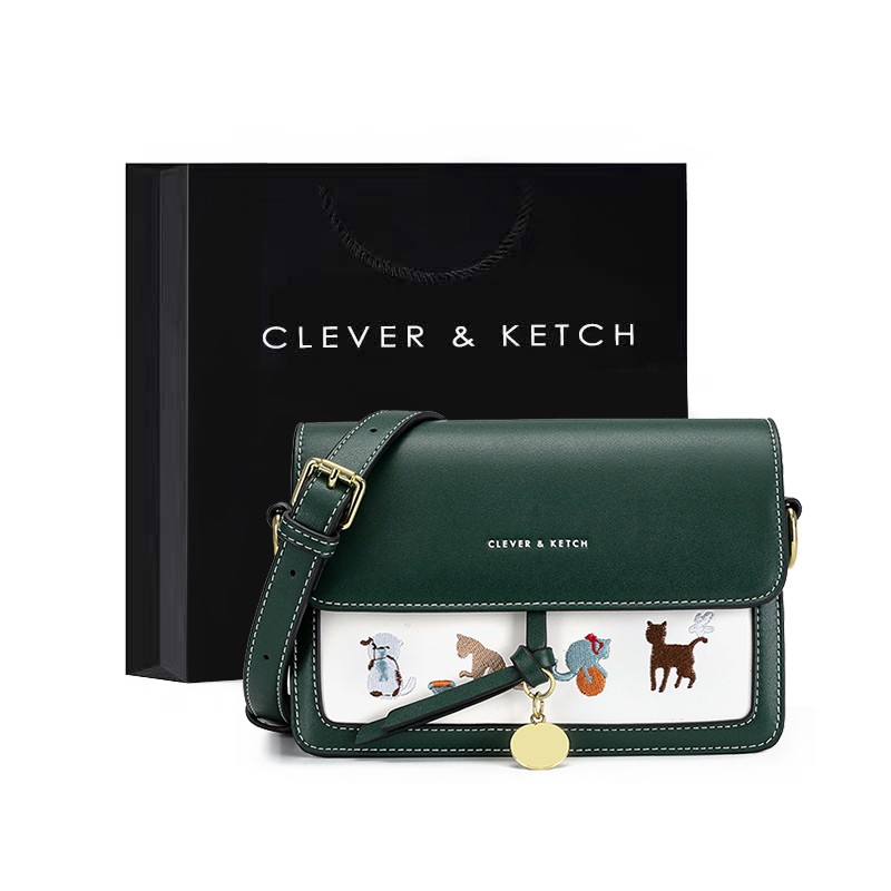 【七夕礼物】包包女夏2022新款小众高级感洋气刺绣质感单肩斜挎包