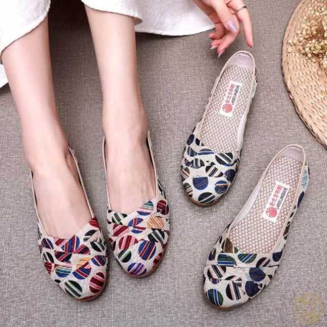 适合开车穿的女鞋女司机专用鞋春外穿平底透气防滑孕妇休闲