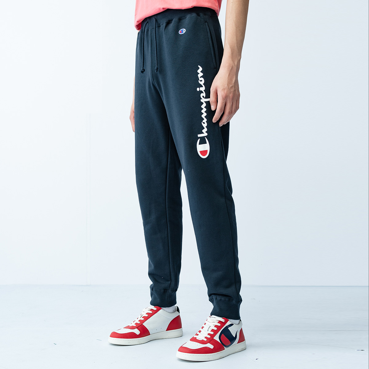 champion冠军卫裤官方logo修身直筒休闲长裤经典运动长裤
