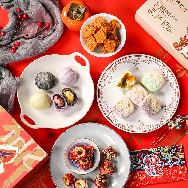 菓然置办高档礼品盒亲戚送礼特产春节匠子点心传统糕点