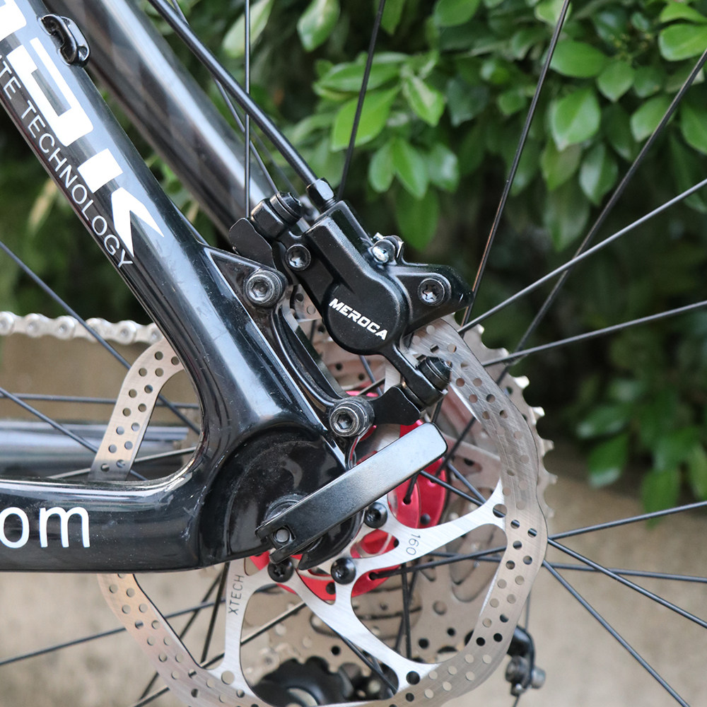 刹车meroca自行车油刹油压碟刹双边制动山地通用自行车刹车装置