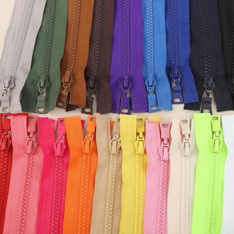 拉链拉锁树脂5号衣服儿童外套羽绒服长款彩色拉链