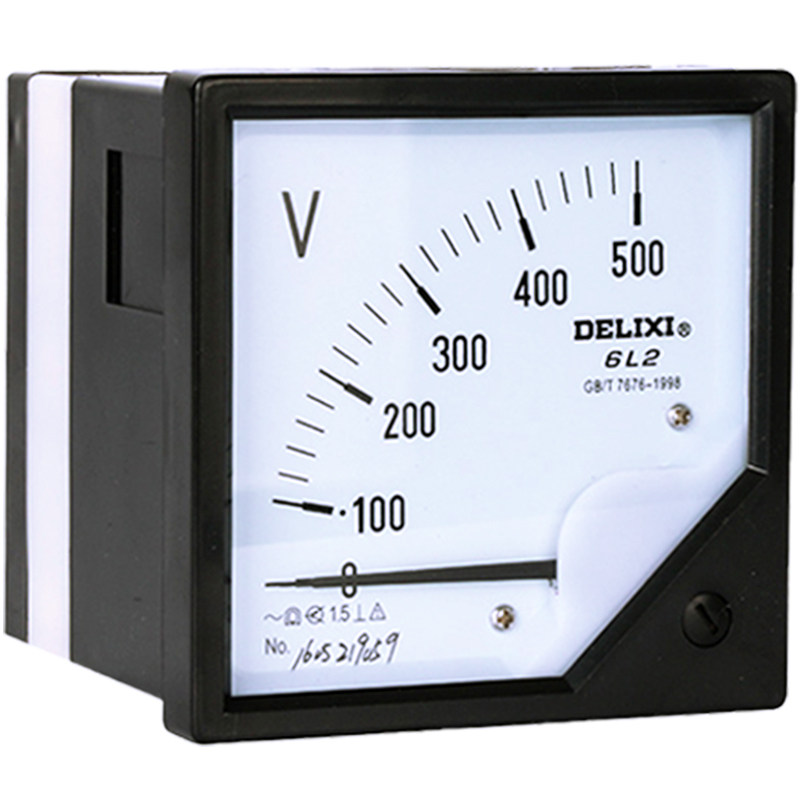 德力西电流表6l2100指针式450v电压表42l6功率频率因素其它仪表仪器