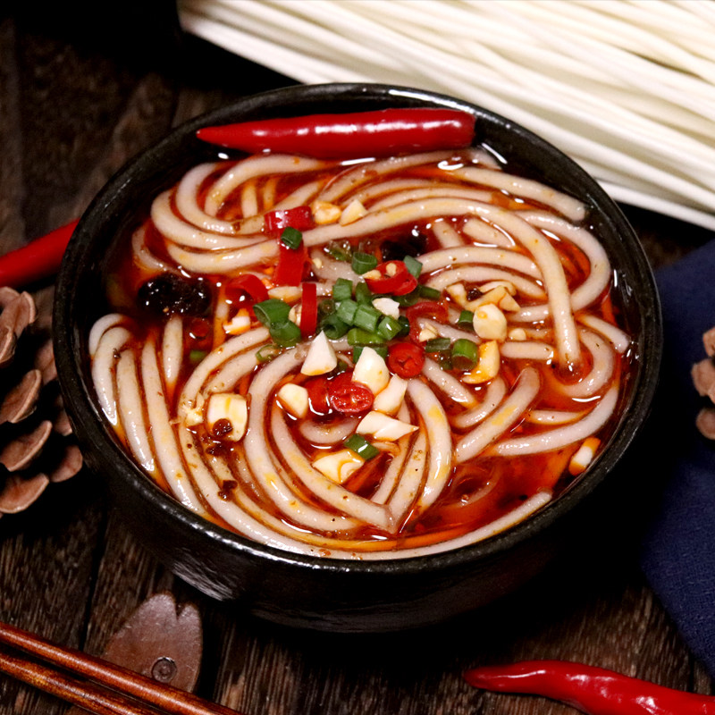 甘肃定西纯土豆粉细圆干粉条砂锅粉酸辣粉食材正宗马铃薯粉条3袋