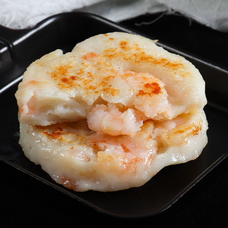 虾仁海鲜虾饼大虾汉堡虾排特产冷冻虾类制品