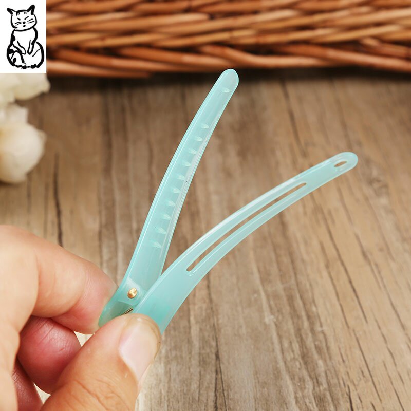 刘鳄鱼夹海夹分区夹理发无痕鸭嘴夹子剪发美发工具发夹家用小夹子