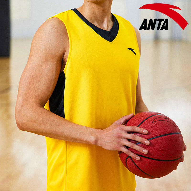 安踏篮球球衣套装男装夏季官网队服比赛训练运动套装