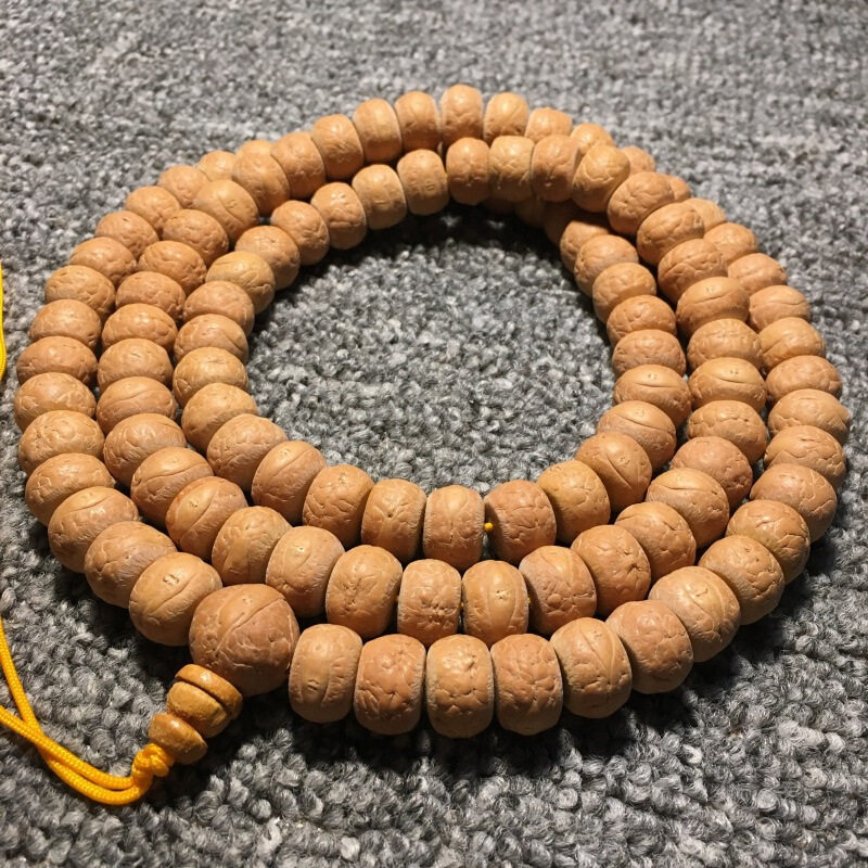抖音同款精工打磨精修倒角藏式尼泊尔凤眼菩提佛珠