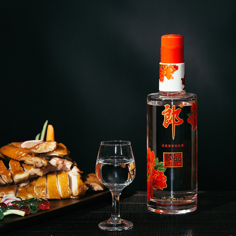 酒厂自营郎酒顺品红款42度香型白酒280ml6瓶白酒