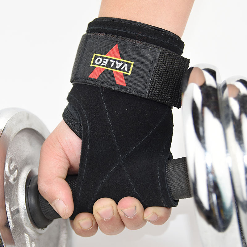 助力健身手套引体向上握力男女护掌运动护腕运动护具