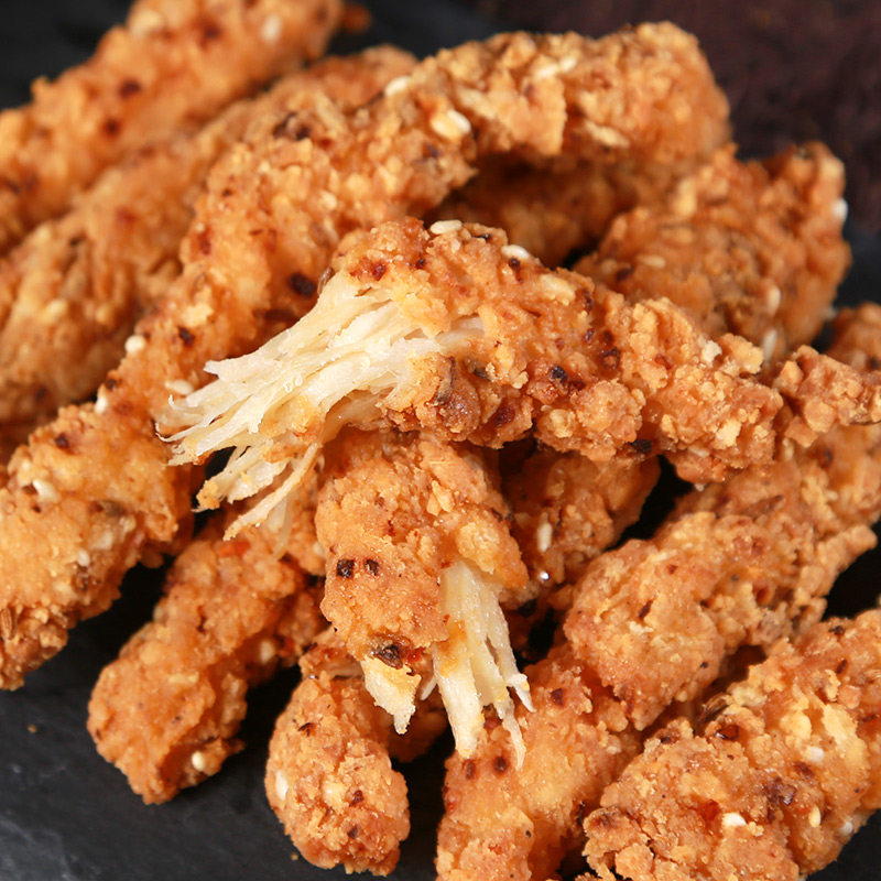 鸡柳冷冻食鲜孜然600g家庭装鸡半成品油炸小吃鸡肉丸