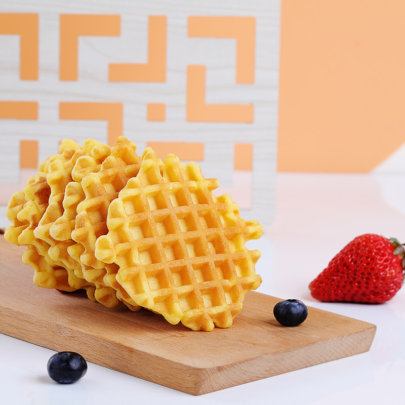 巴比熊华夫饼整箱营养早餐奶香原味饼干网红面包零食蛋糕点心食品