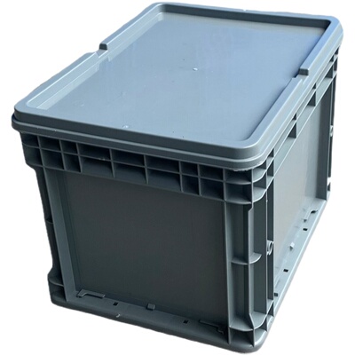 加厚塑料周转长方形带盖储物箱工业物流大号养龟箱胶箱收纳箱