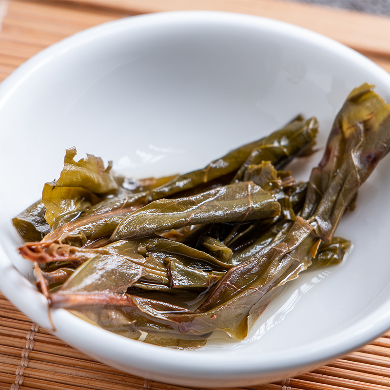 云南金叶茶饼357克茶叶口粮西双版纳黄金叶20年生茶普洱