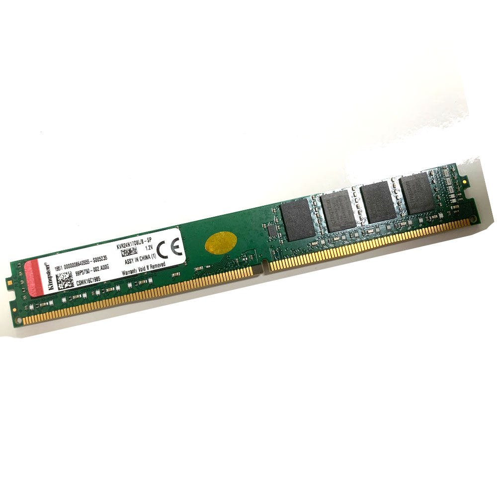 金士顿8gddr42400台式机电脑内存条kvr24n17d8l8-sp四代内存