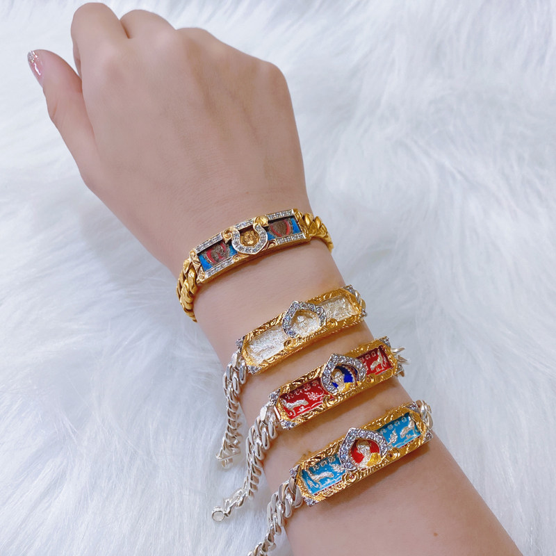 龙婆瑞2563自身纯银手链泰国泰国特色