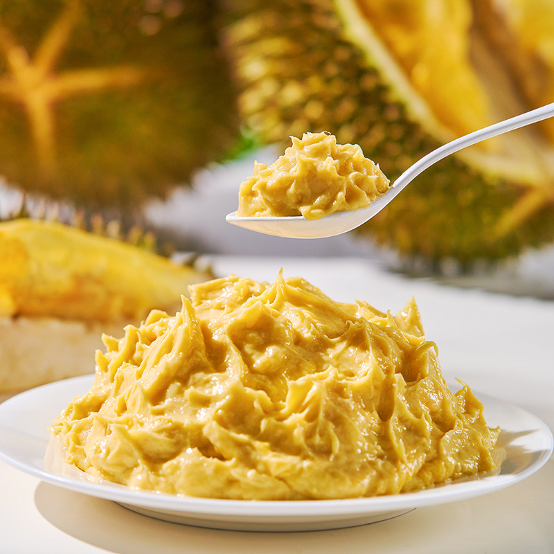 榴莲马来西亚苏丹d24新鲜水果无核肉泥冷冻冰冻榴莲