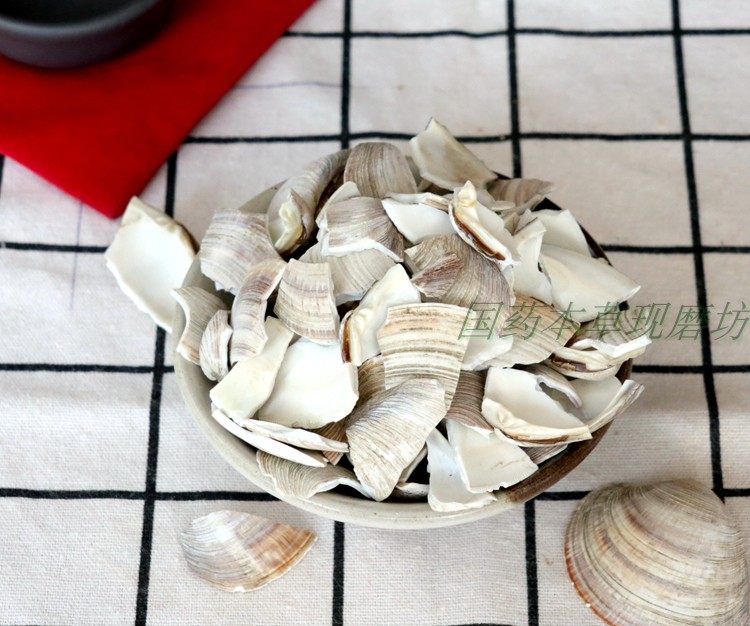 海蛤粉500克 煅海蛤 文蛤粉 蛤壳 海哈粉中药材粉哈蜊粉包邮