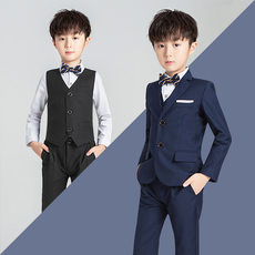 儿童西装套装西服小主持人服装男孩小礼服男童夏季钢琴演出服童装 儿童西装套装西服小主持人服装男孩小礼服男童夏季钢琴演出服童装