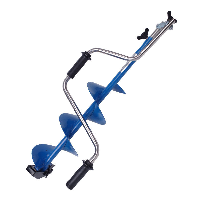 冰钓手摇钻冬钓冰钻一体折叠便携开冰器打眼打孔破冰冰转冬钓装备