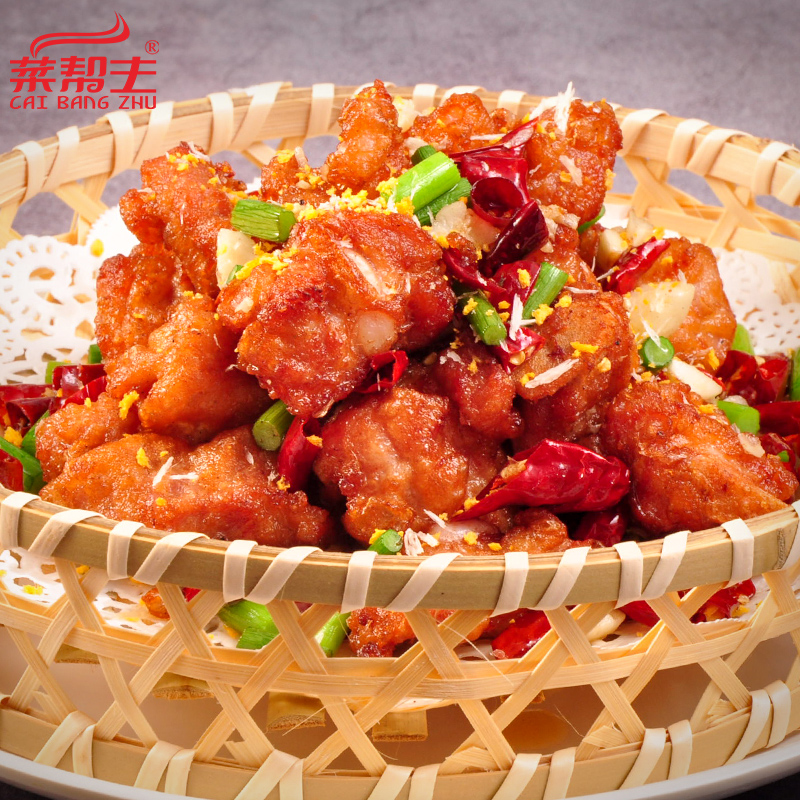 菜帮帮主蒜香脆皮400g猪小排排骨酒店饭店特色猪排