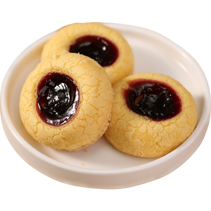 【寿童】妙玉酥500g蓝莓夹心