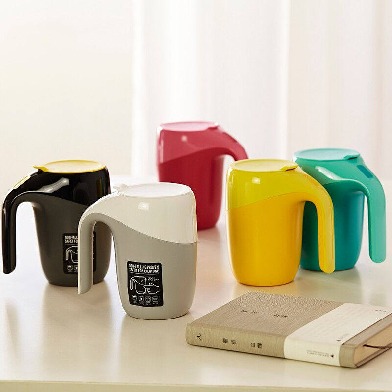 九木杂物大象保温不倒杯白色带不锈钢马克办公室文化创意杯子