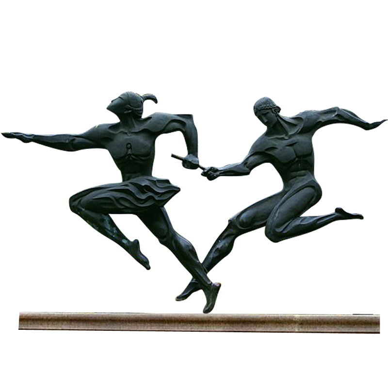校园运动运动人人物铸铜雕塑定制大型学校体育摆件