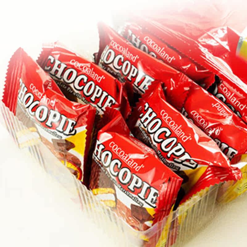 cocoaland巧克力派原味300g单袋内小包装蛋糕点出旅行休闲零食品