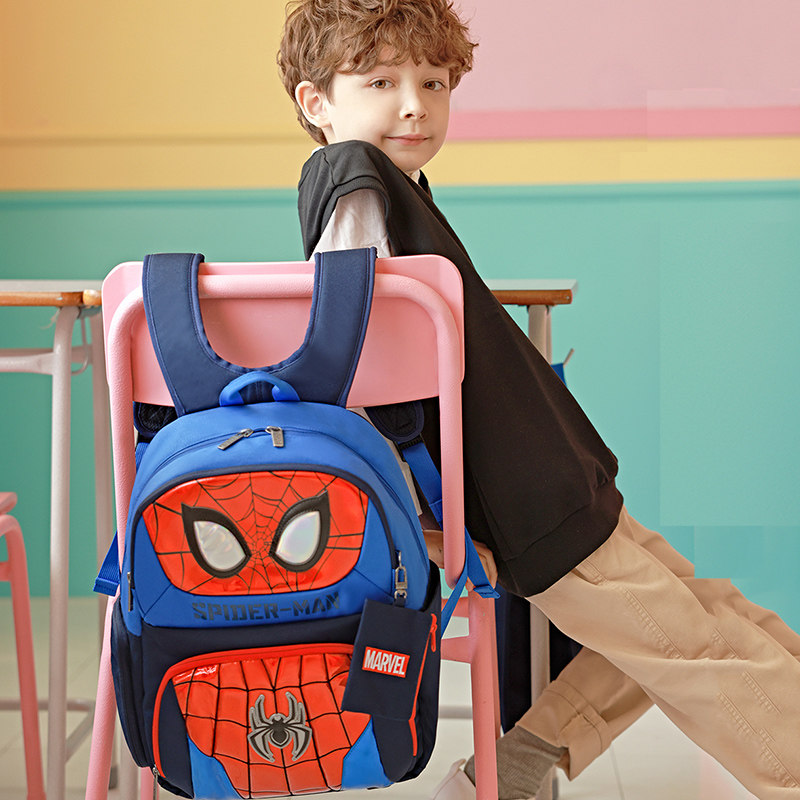 书包男小学生一年级蜘蛛侠儿童护脊书包超轻减负男孩书包