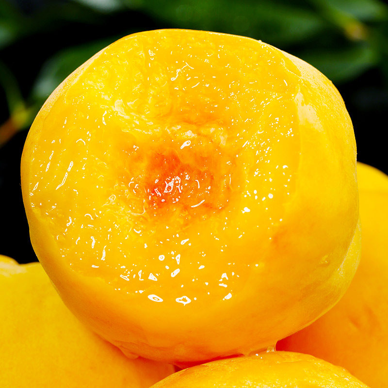 现摘锦绣黄桃新鲜水果10斤桃子整箱箱包当季桃